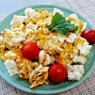 Фотография рецепта Острая яичница с адыгейским сыром автор Лоскутова Марианна