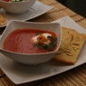 Фотография рецепта Острый томатный суп с сыром рикотта автор Tatiana Gureeva