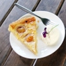 Фотография рецепта Открытый пирог с абрикосами и миндалем автор Саша Давыденко