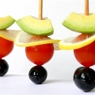 Фотография рецепта Овощные и фруктовые канапе с авокадо автор Елена Росновская