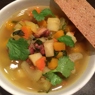Фотография рецепта Овощной суп с красной фасолью автор Анастасия Sh