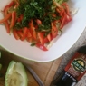Фотография рецепта Овощной салат с авокадо огурцом и пекинской капустой автор Татьяна Петрухина