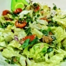 Фотография рецепта Овощной салат с тунцом и микрозеленью автор Лоскутова Марианна