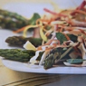Фотография рецепта Овощной салат со спаржей паприкой и дайконом автор Anita Ggdf