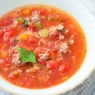 Фотография рецепта Овощной суп с фасолью и фрикадельками автор Любовь Иванова