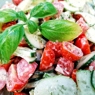 Фотография рецепта Овощной салат с песто и майонезом автор Лоскутова Марианна