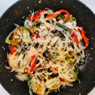 Фотография рецепта Овощное рагу с сыром дорблю и пармезаном автор Лоскутова Марианна