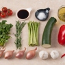 Фотография рецепта Овощи гриль с соусом из печеного чеснока автор ШЕФМАРКЕТ