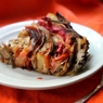 Фотография рецепта Овощная запеканка с баклажанами сладким перцем свеклой и помидорами автор Yozhi Karamelova