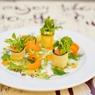 Фотография рецепта Овощные роллы из цукини с лососем и нежным сливочным сыром автор Дмитрий Решетников