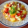 Фотография рецепта Овощное рагу из кабачков с картофелем автор Ална Симонова