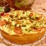 Фотография рецепта Овощной пирог с чесночным кремом автор Лера Багинская