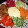 Фотография рецепта Овощной салат с капустой и мясом автор Татьяна Петрухина