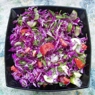 Фотография рецепта Овощной салат с краснокочанной капустой автор Лиза Хлоповская