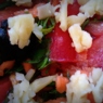 Фотография рецепта Овощной салат с маслинами и сыром автор Елси 