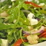 Фотография рецепта Овощной салат с рукколой и сыром фета автор Анна