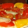 Фотография рецепта Овощной тарт с помидорами болгарским перцем луком автор Светлана Горелова