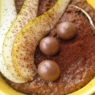 Фотография рецепта Овсяная каша с грушей и шоколадом автор Саша Данилова