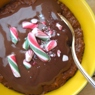 Фотография рецепта Овсяная каша с шоколадным пудингом и мятной карамелью автор Саша Данилова