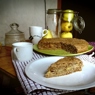 Фотография рецепта Овсяный пирог с яблочным слоем автор Маша Некрасова