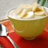 Фотография рецепта Овсянка с медом корицей и бананом автор Алена