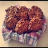 Фотография рецепта Овсяное печенье с шоколадом и сухофруктами автор Юлия Нестерова