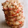 Фотография рецепта Овсяное печенье с сушеным кумкватом без сахара и муки автор Екатерина Якубовская