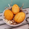Фотография рецепта Пасхальные яйца окрашенные куркумой автор Лоскутова Марианна