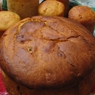 Фотография рецепта Пасхальный кулич на опаре с орехами автор Ania Varakine
