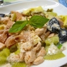 Фотография рецепта Паста с форелью в сливочном соусе с базиликом автор Семн Пономарв