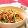 Фотография рецепта Паста с креветками и шампиньонами в сливочногорчичном соусе автор Milly Milana