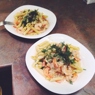 Фотография рецепта Паста с креветками в сливочносырном соусе автор Виктория Андрухненко