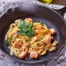 Фотография рецепта Паста с лососем в сливочном соусе автор Funny Cabany