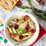 Фотография рецепта Паста с оливковым тапенадом и вялеными томатами автор Евгения Кукоба