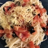 Фотография рецепта Паста со свежими помидорами автор Karina Hlebushkina