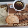 Фотография рецепта Пате из печеных баклажанов с соусом из голубого сыра автор Irina Leinvand