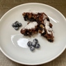 Фотография рецепта Печенье с голубикой грецким орехом и черносливом автор Алиса