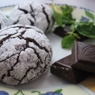 Фотография рецепта Печенье с горьким шоколадом в сахарной пудре автор Vera R