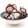 Фотография рецепта Печенье с горьким шоколадом в сахарной пудре автор maximsemin