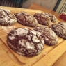 Фотография рецепта Печенье с горьким шоколадом в сахарной пудре автор такая марина