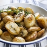 Фотография рецепта Печеные картофельные дольки с чесноком и розмарином автор Masha Potashova