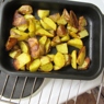 Фотография рецепта Печеные картофельные дольки с чесноком и розмарином автор Татьяна Петрухина