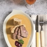 Фотография рецепта Печеное мясо в сливочном соусе автор Еда