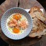 Фотография рецепта Печеные яйца с лососем автор Еда