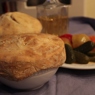 Фотография рецепта Пельмени в соусе из белых грибов под хлебной шапкой автор Alexandr Steepps