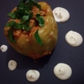 Фотография рецепта Перцы фаршированные мясом с шампиньонами в томатном соусе автор Irina