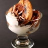 Фотография рецепта Персики на гриле в темном роме с карамельным мороженым автор Masha Potashova