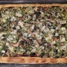 Фотография рецепта Пицца на бездрожжевом тесте с шампиньонами и голубым сыром автор Anna Annet