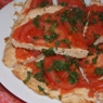 Фотография рецепта Пицца на лепешке из куриного фарша автор Елена Заикина