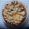 Фотография рецепта Пицца на тесте из куриного филе с помидорами и консервированными грибами автор Екатерина Казакова